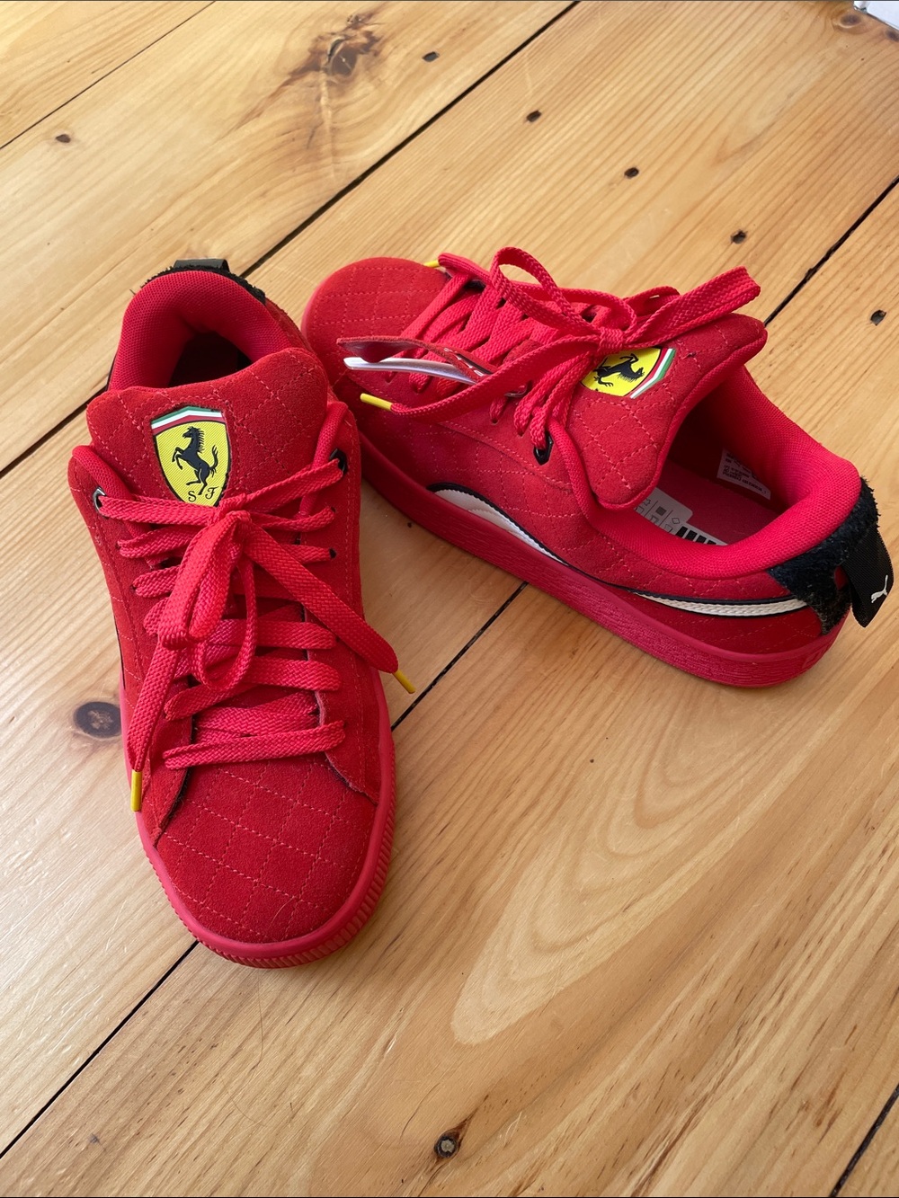 Puma x Scuderia Ferrari Suede XL Hero Rosso Corsa Red Sneakers Men’s 7.5 / W 9